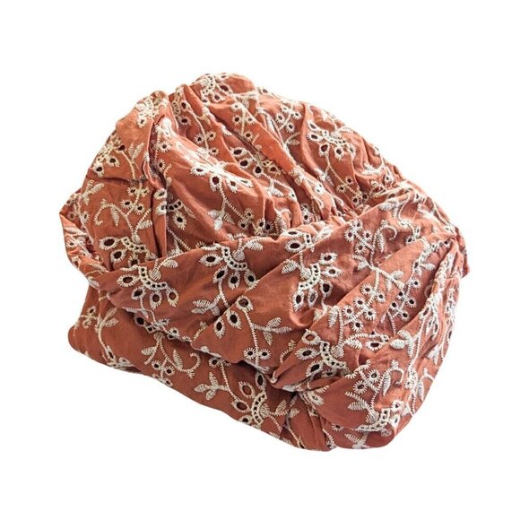 Revolve BARDOT Riva 100% Cotton Soft Orange Coquette Strapless MiniDress Size 12 - Picture 9 of 10